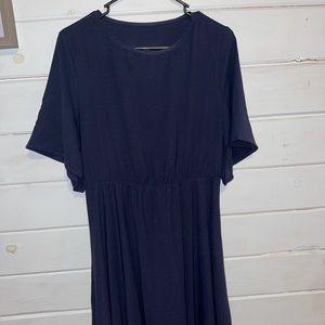 Navy blue Sunday dress